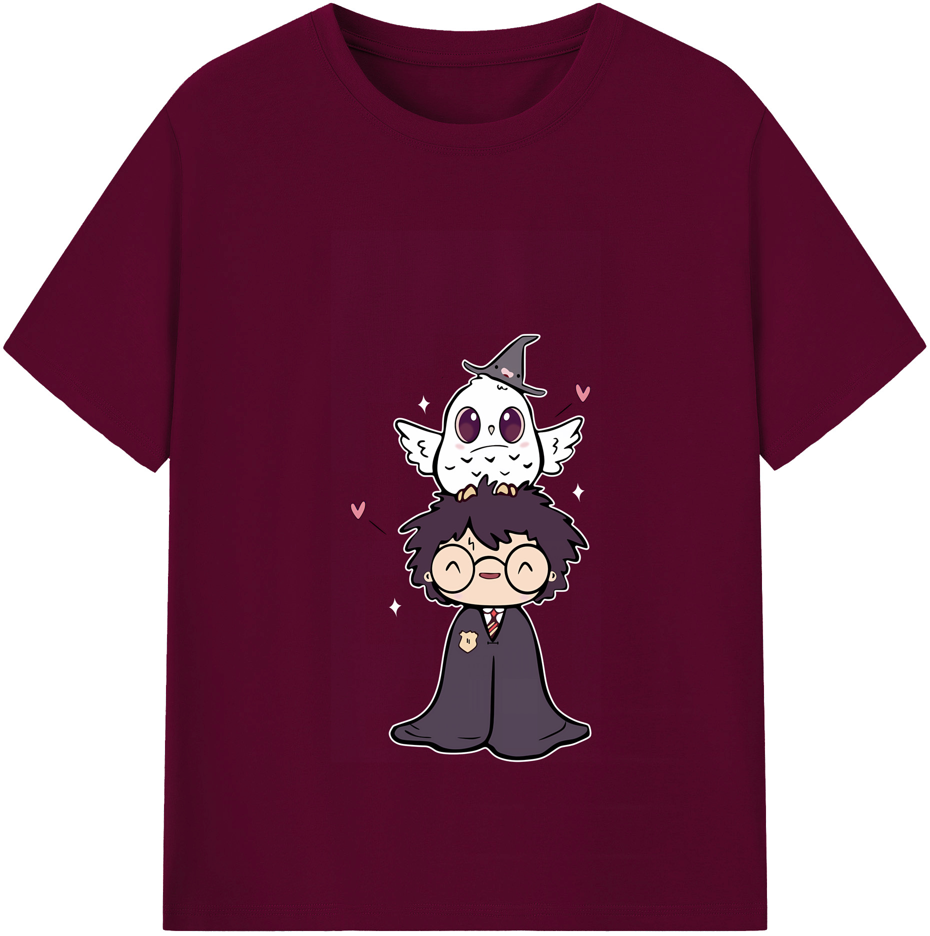 （画像用） Harry Potter ハリー・ポッターシリーズ レディースカジュアルプリントTシャツ（綿100％）